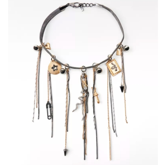 Zara Charm Choker Necklace - Picture 3 of 5